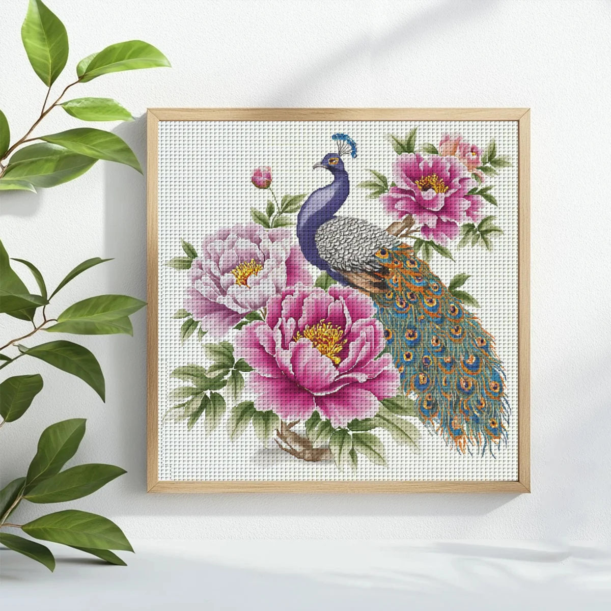 The beautiful peacock Cross Stitch DIY Kit