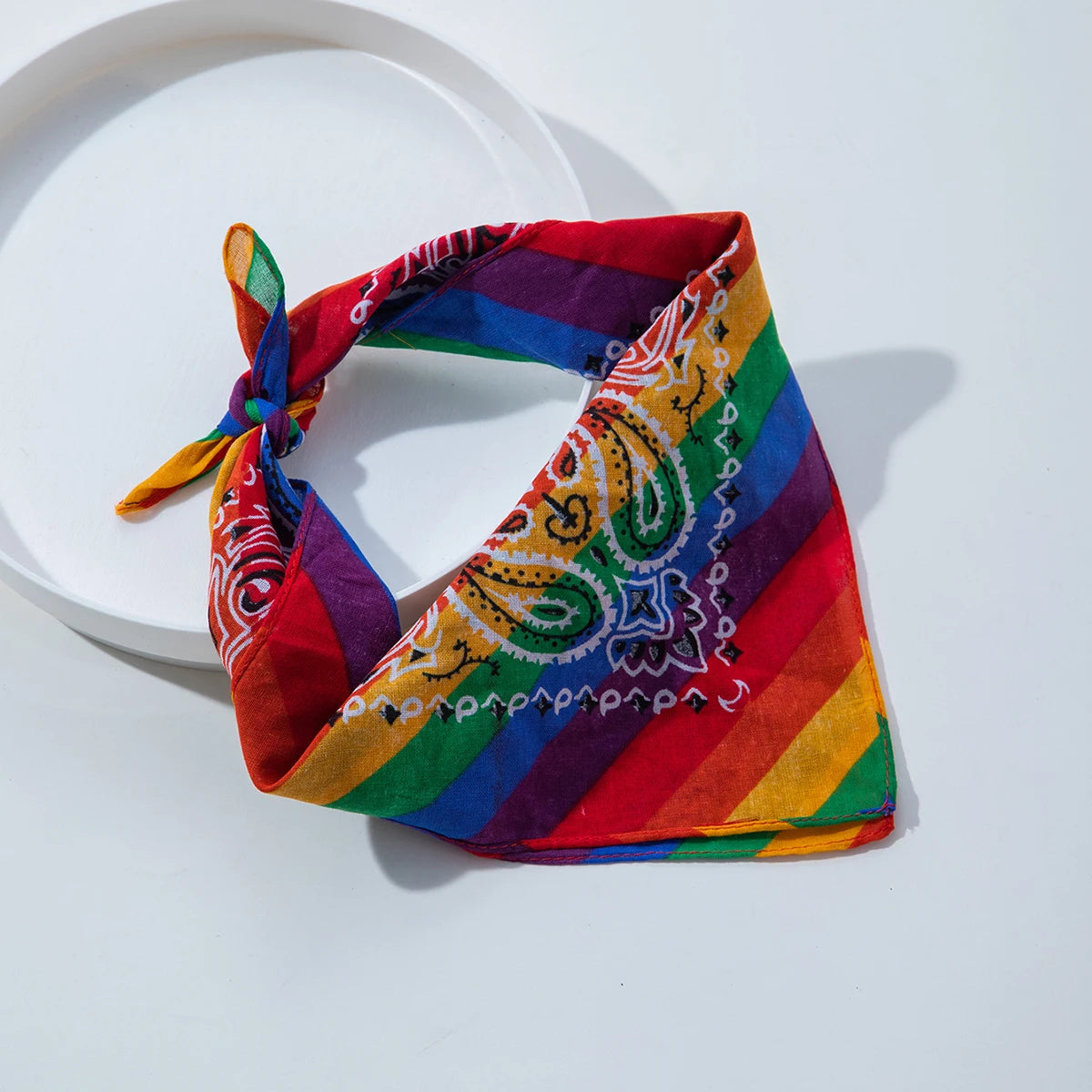 Colorful Rainbow Scarf