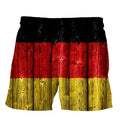 Germany National Emblem Flag Beach Shorts