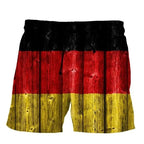 Germany National Emblem Flag Beach Shorts