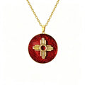 Zia Cross Necklace