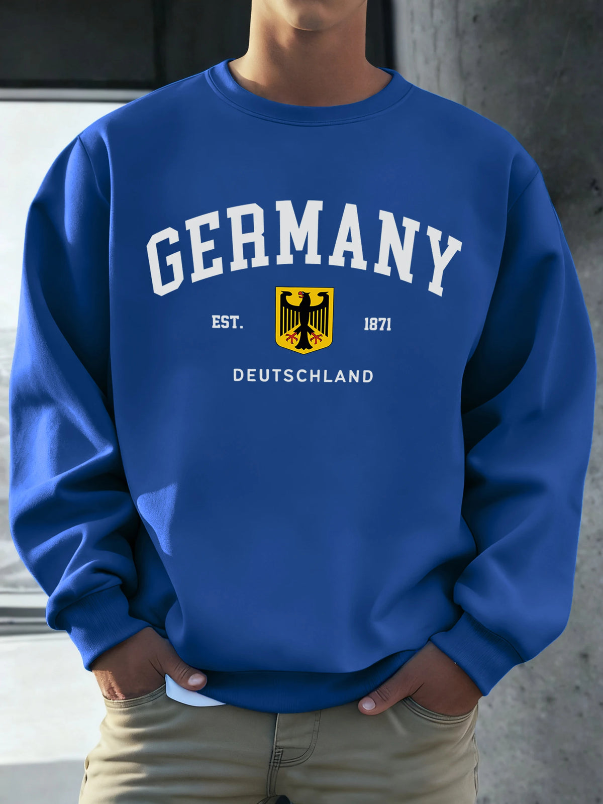 Germany Deutschland National Emblem Print Men Sweatshirt