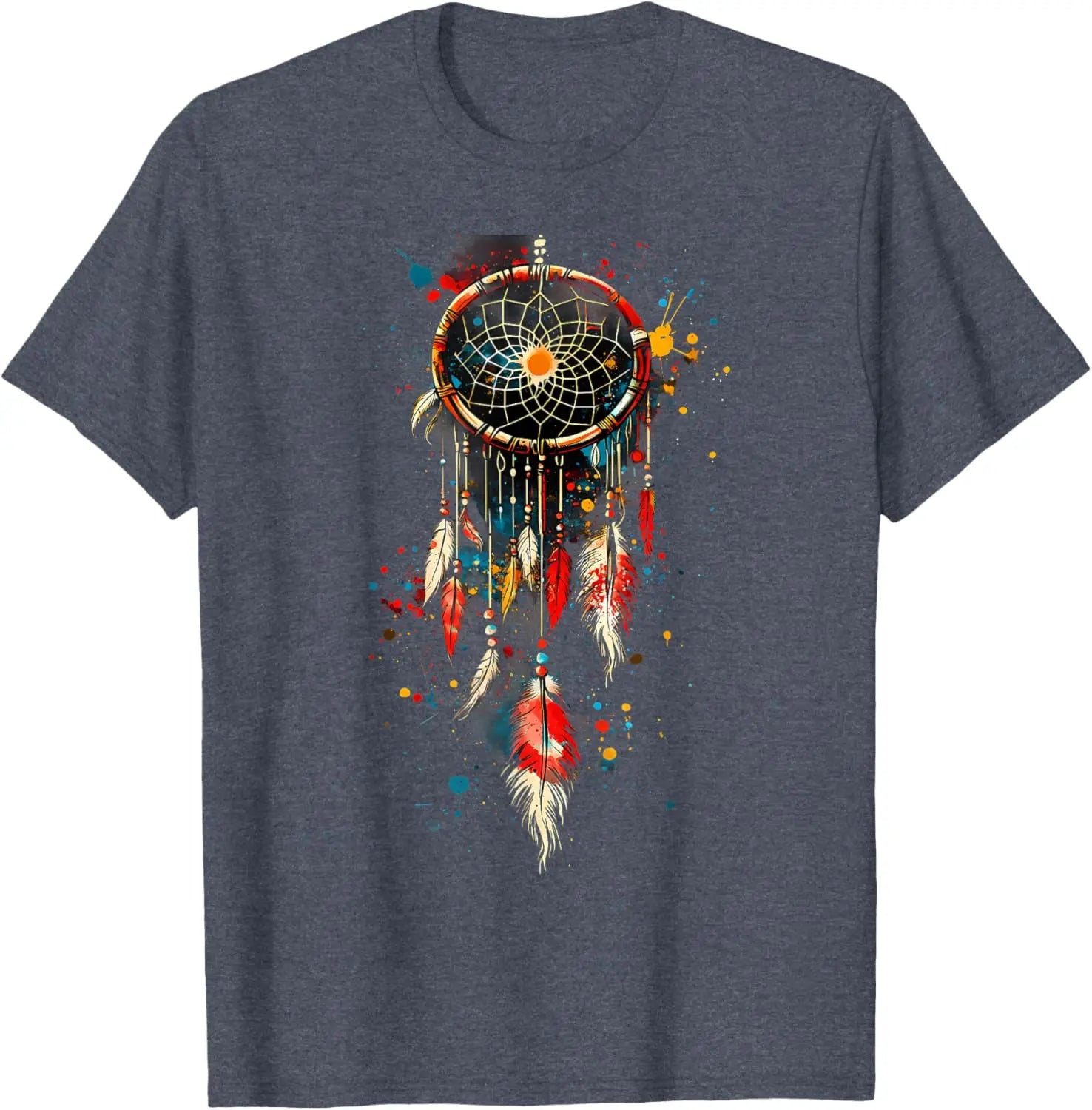 Native American Indian Tribe Dreamcatcher Artwork T-Shirt