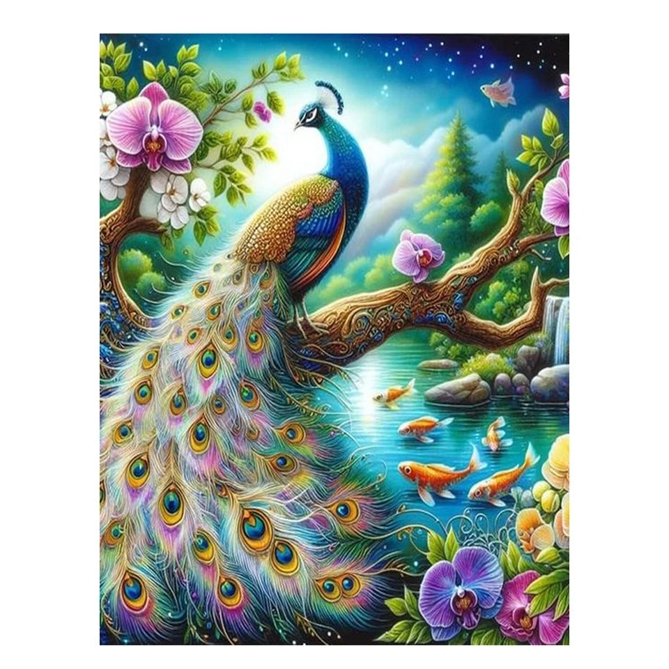 Fantasy Peacock Diamond Kit