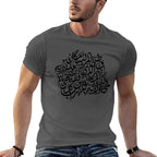 Arabic Calligraphy: Home is not the place you are born, It is the place where all your attempts to escape cease T-Shirt