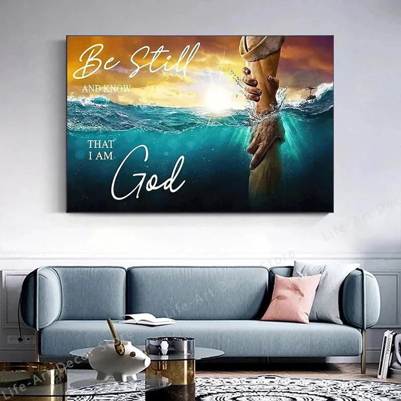 Jesus The Hand of God Canvas