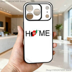 جراب هاتف علم أفغانستان لأجهزة آيفون 17,16,15,14,13,12,Pro,Max,Plus,E,SE4,Air,Mini أسود سوفت بوكس