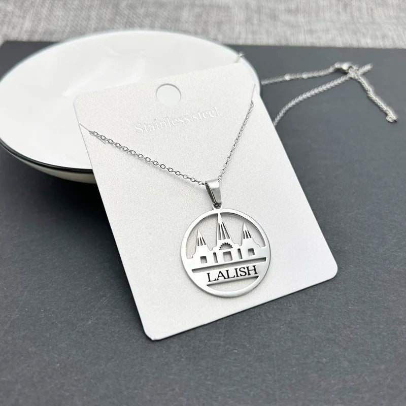 Yazidi Lalish Temple Necklace Stainless Steel