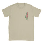 Palestine Map Cotton T-Shirt