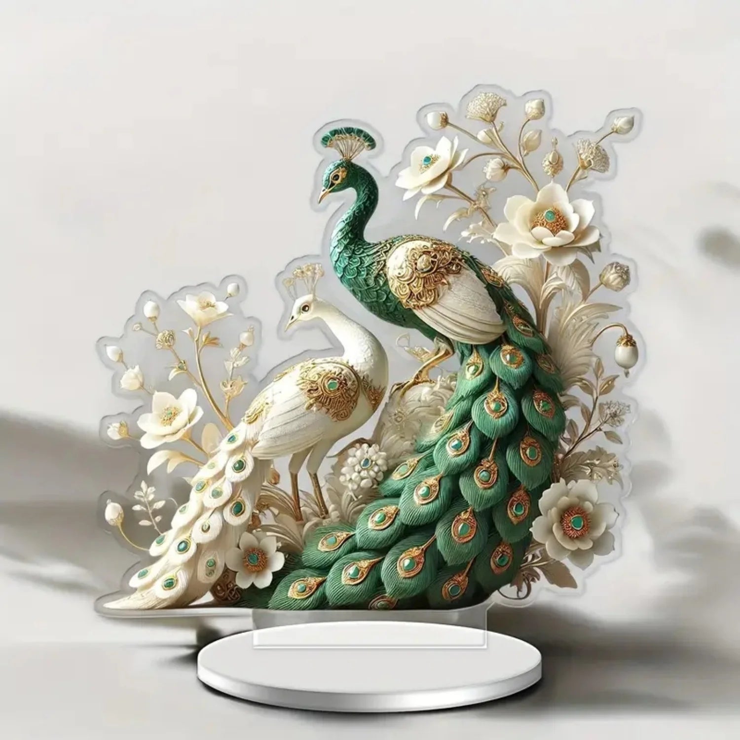 Peacock peacock statue,2D variety of options