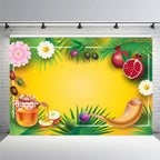 Happy Rosh Hashanah Photography Background Backdrop