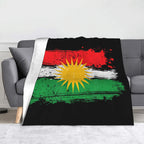 Kurdistan Flag Blankets