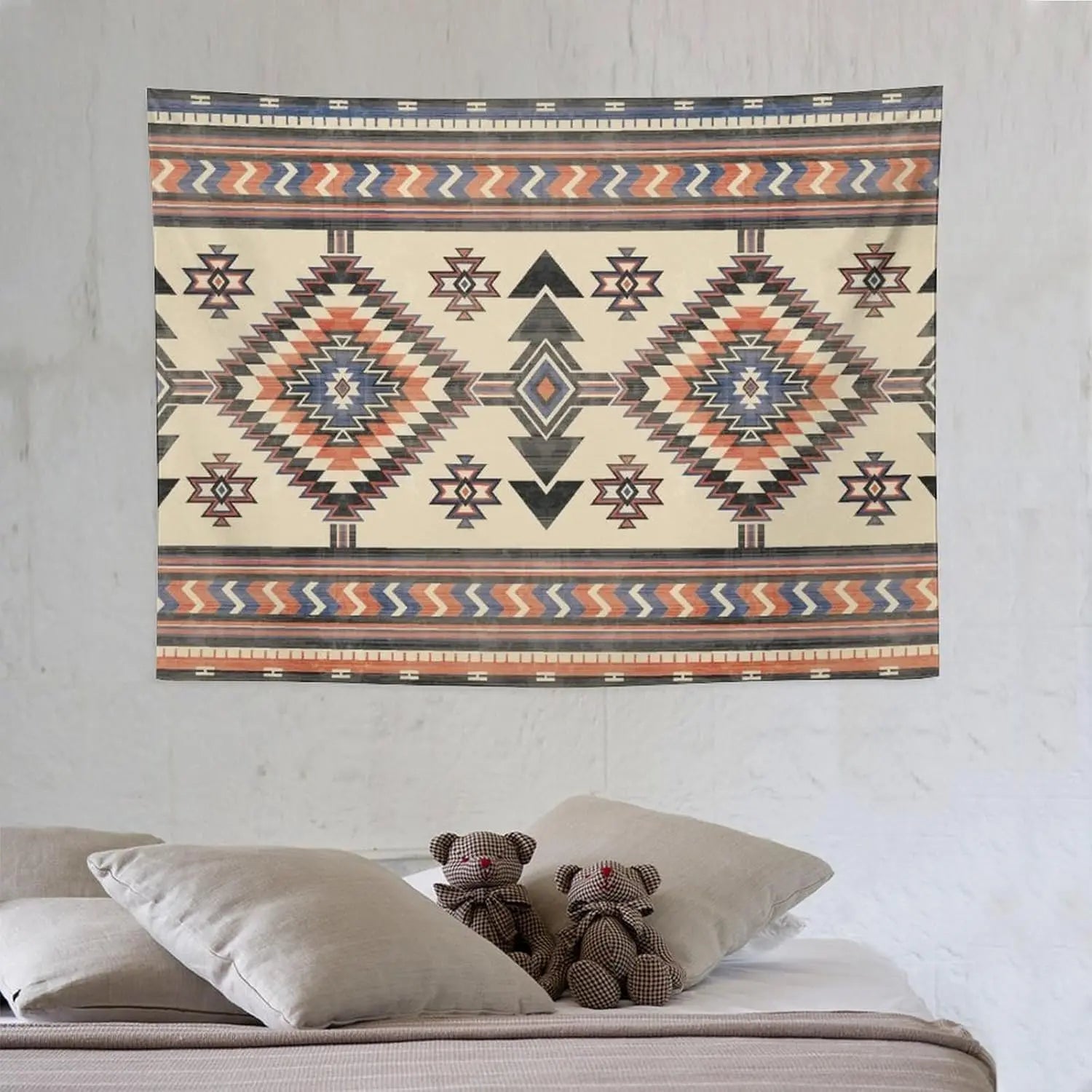 Southwestern Aztec Tapestry Wall Hanging Southwest Native American