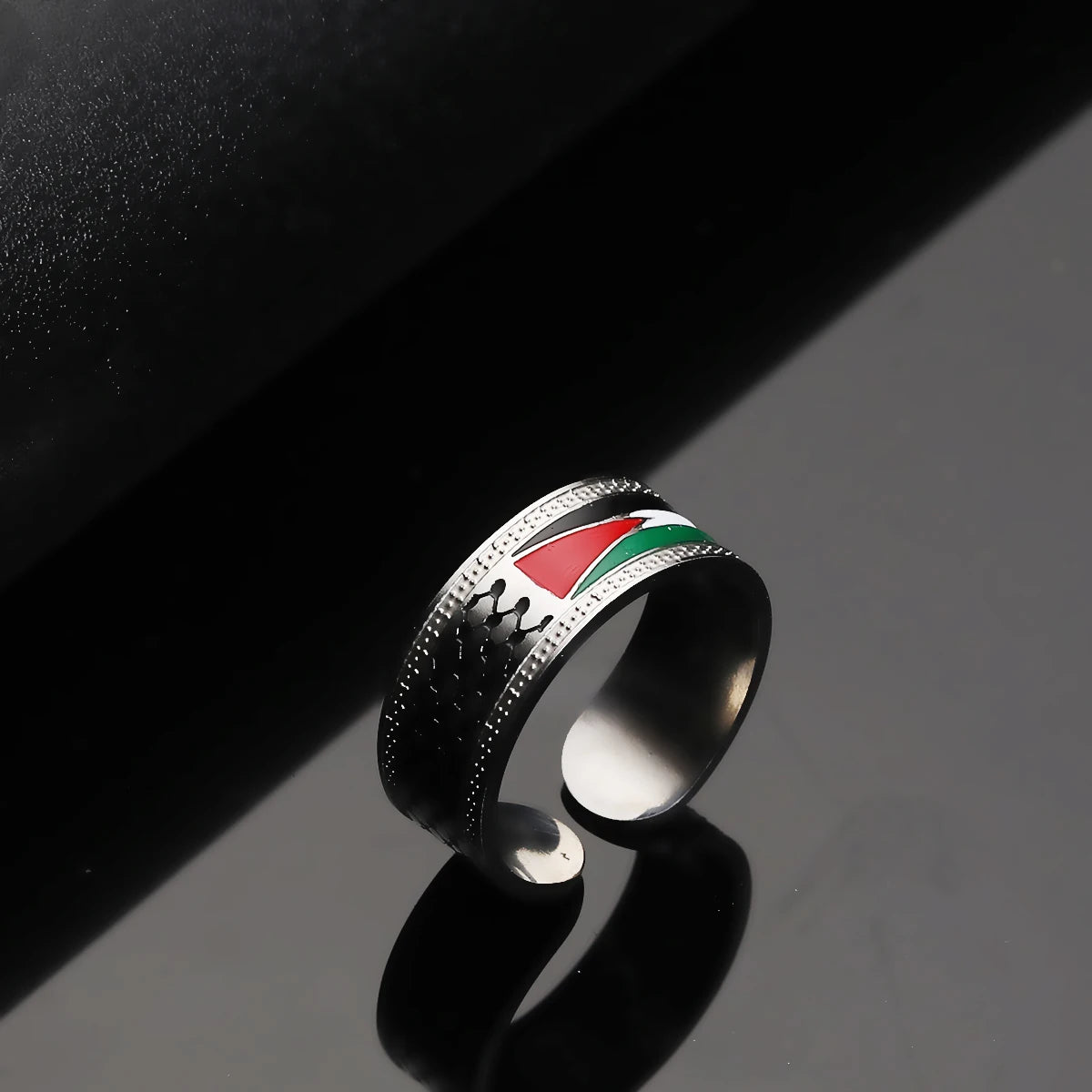 Stainless Steel Arabic Ring Jewelry