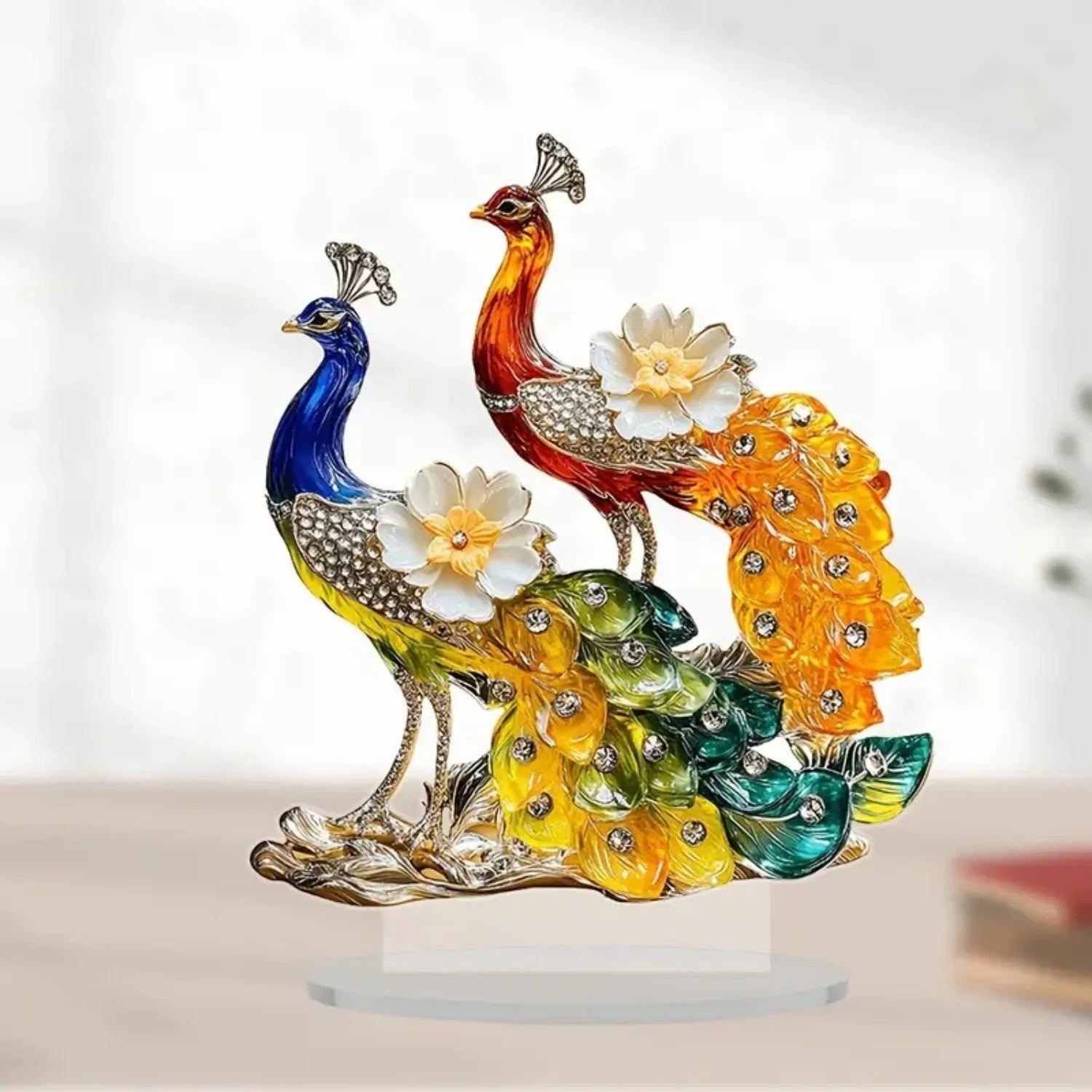 Peacock peacock statue,2D variety of options