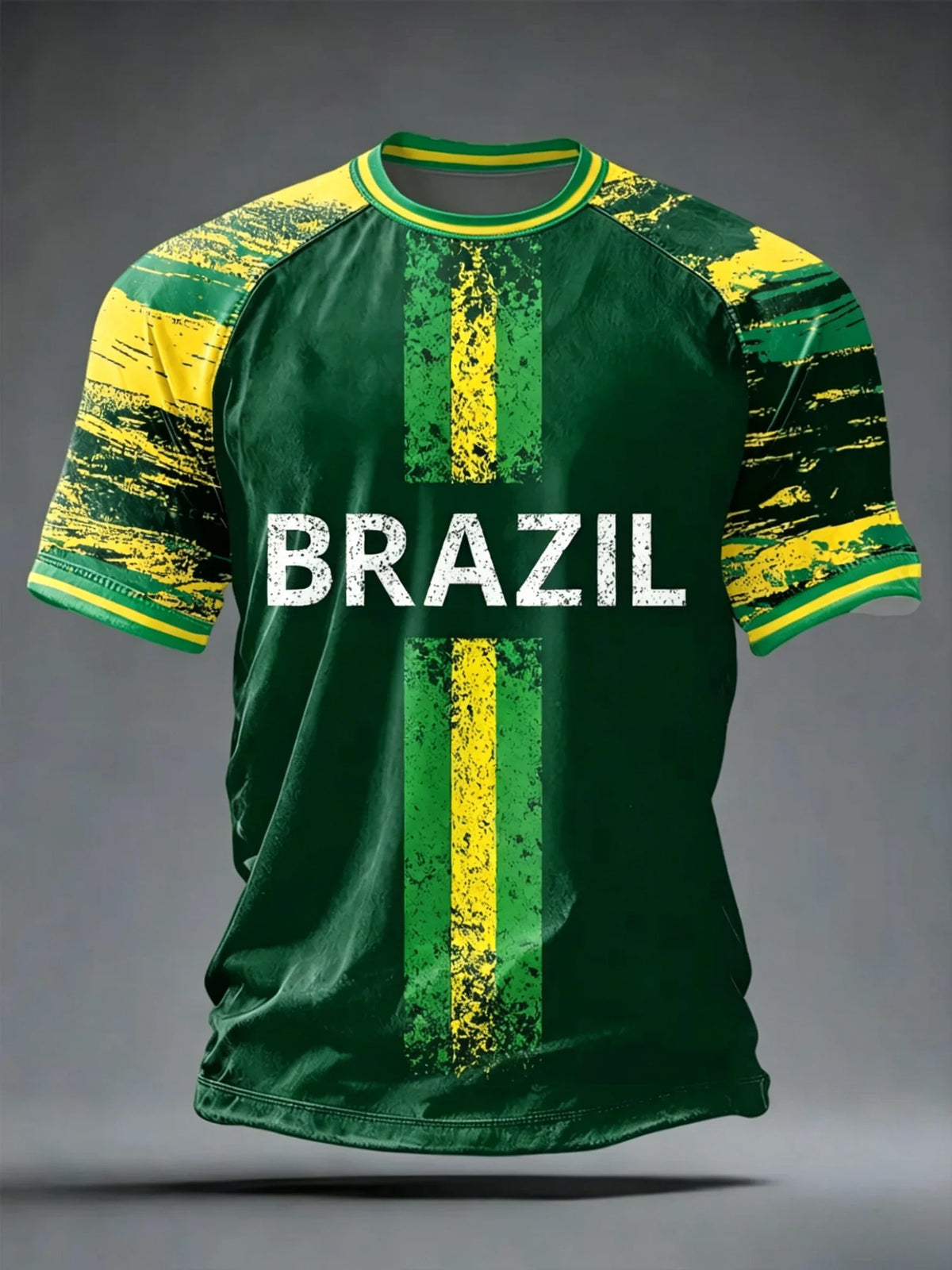 Brazil Style Football Jersey Unisex Top