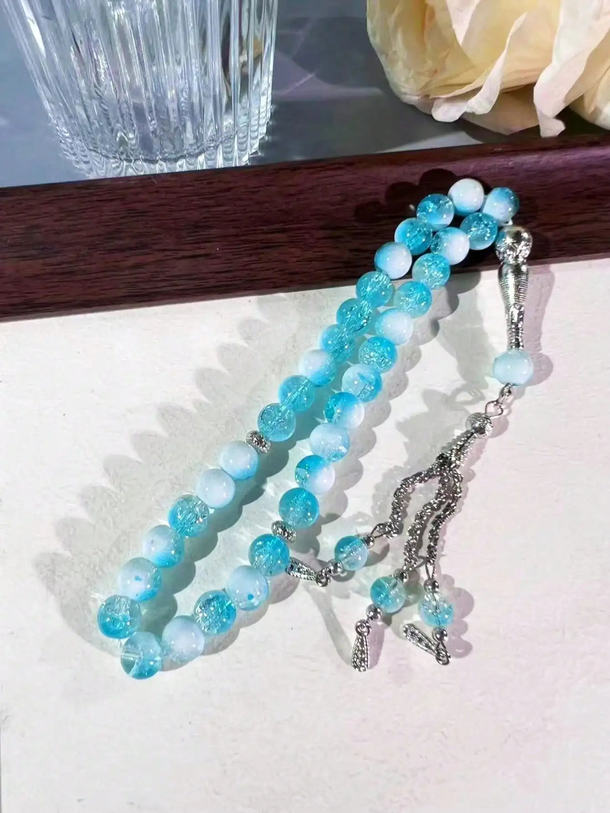 Cracked Glass Beads Tasbih