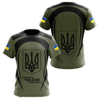 Ukraine Theme Printed Short-sleeve T-shirt