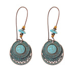 Vintage Bronze Arrow Alloy Dangle Earrings
