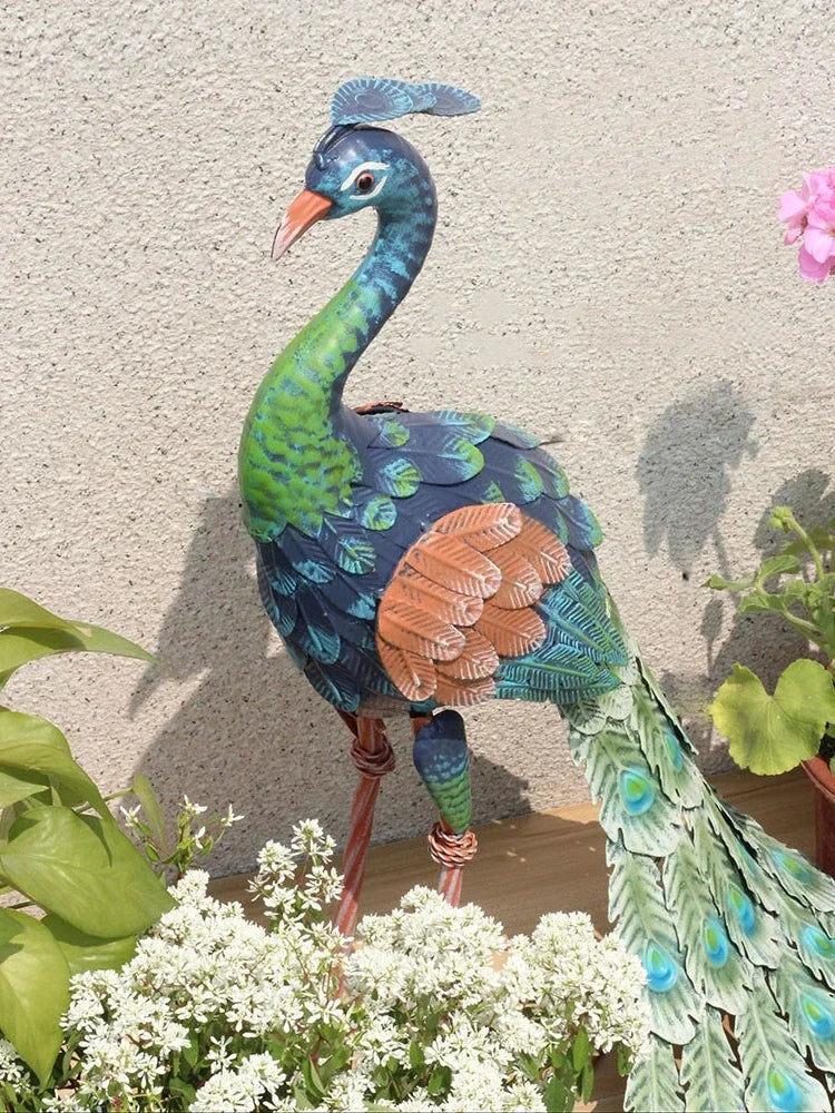 Peacock Outdoor Garden Courtyard Decoration