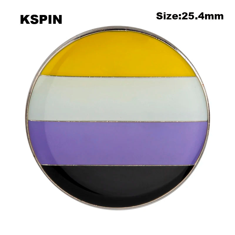 Non-binary Pride Pins Lapel Pins LGBTQ Community