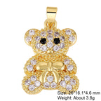 Gold Plated Handmade Colorful Star Of David Charms