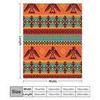 Native American Indian Thunderbird Pattern Throw Blanket
