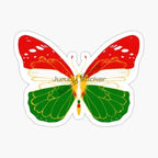 Kurdistan Flag Map Car Stickers