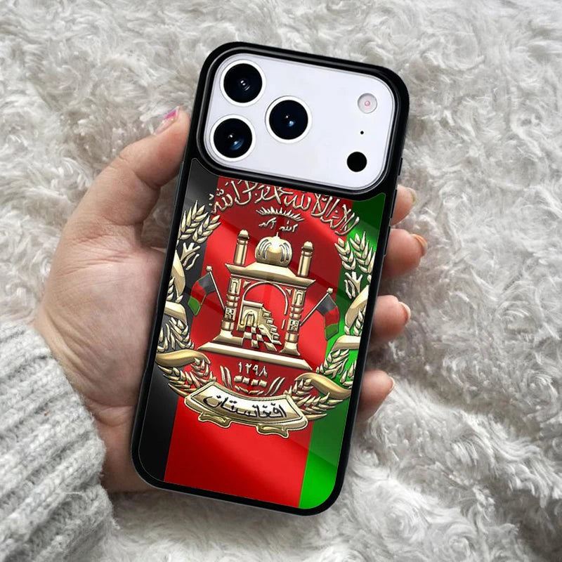 Afghan Flag soft Phone Case For iPhone