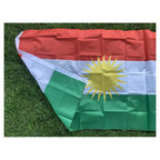 Kurdish Flag Hanging Banner