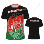 Afghanistan Flag Men Sports T-shirt