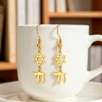 Star of David Chai Women Earrings