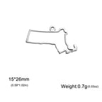 My Shape United States Map Pendent for Bracelet Necklace