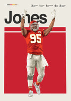 Classic American Football Star Athletes Highlights Achievements Posters