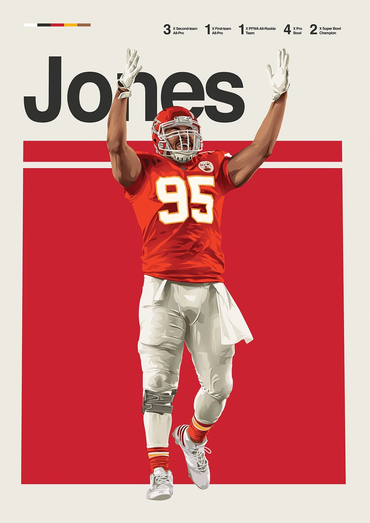 Classic American Football Star Athletes Highlights Achievements Posters