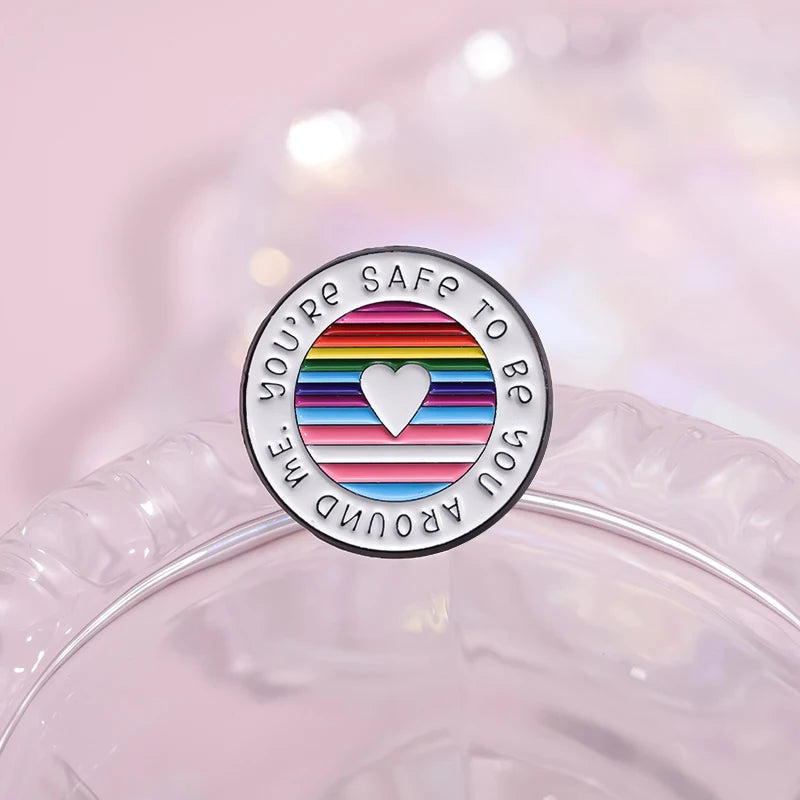 LGBTQ Pride Brooch Enamel Pins