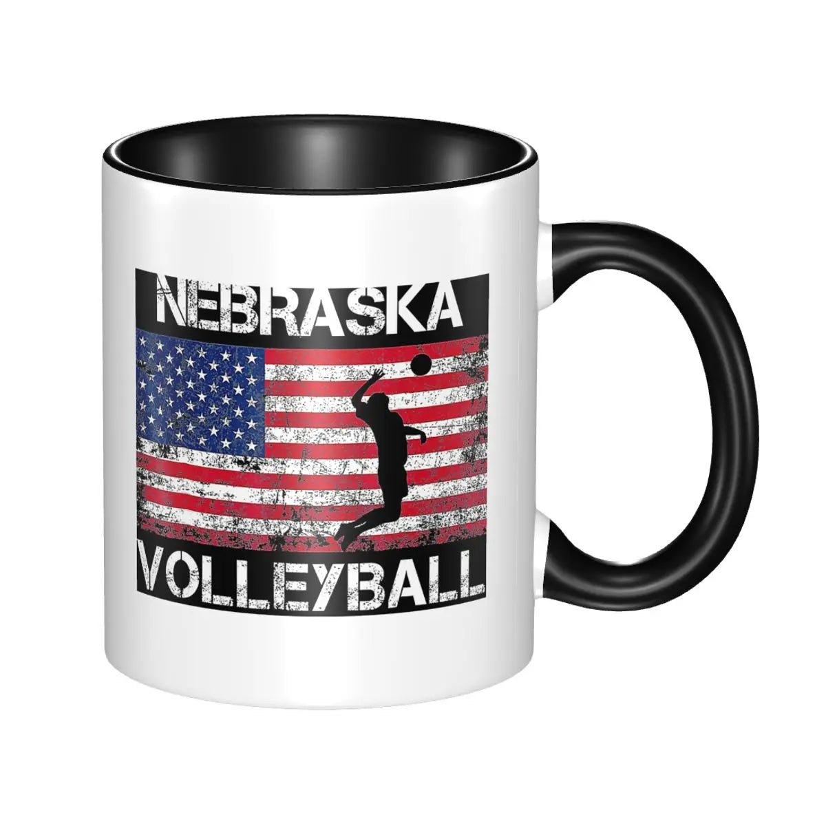 Nebraska Volleyball Team Mug Ceramic