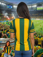 Brazil Style Football Jersey Unisex Top