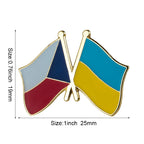 Ukraine Flag Laple Pin Badge