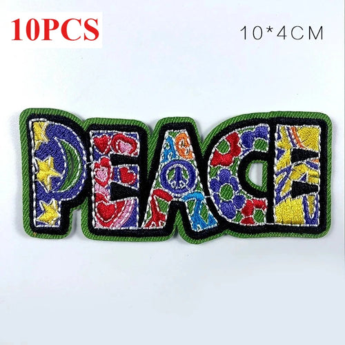 10PCS/BULK Embroidery Cloth ace Sticker