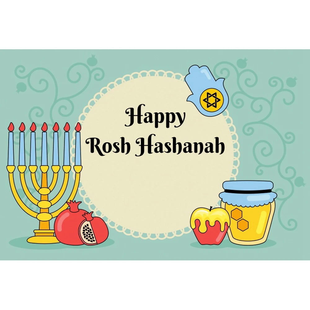 Happy Rosh Hashanah Photography Background