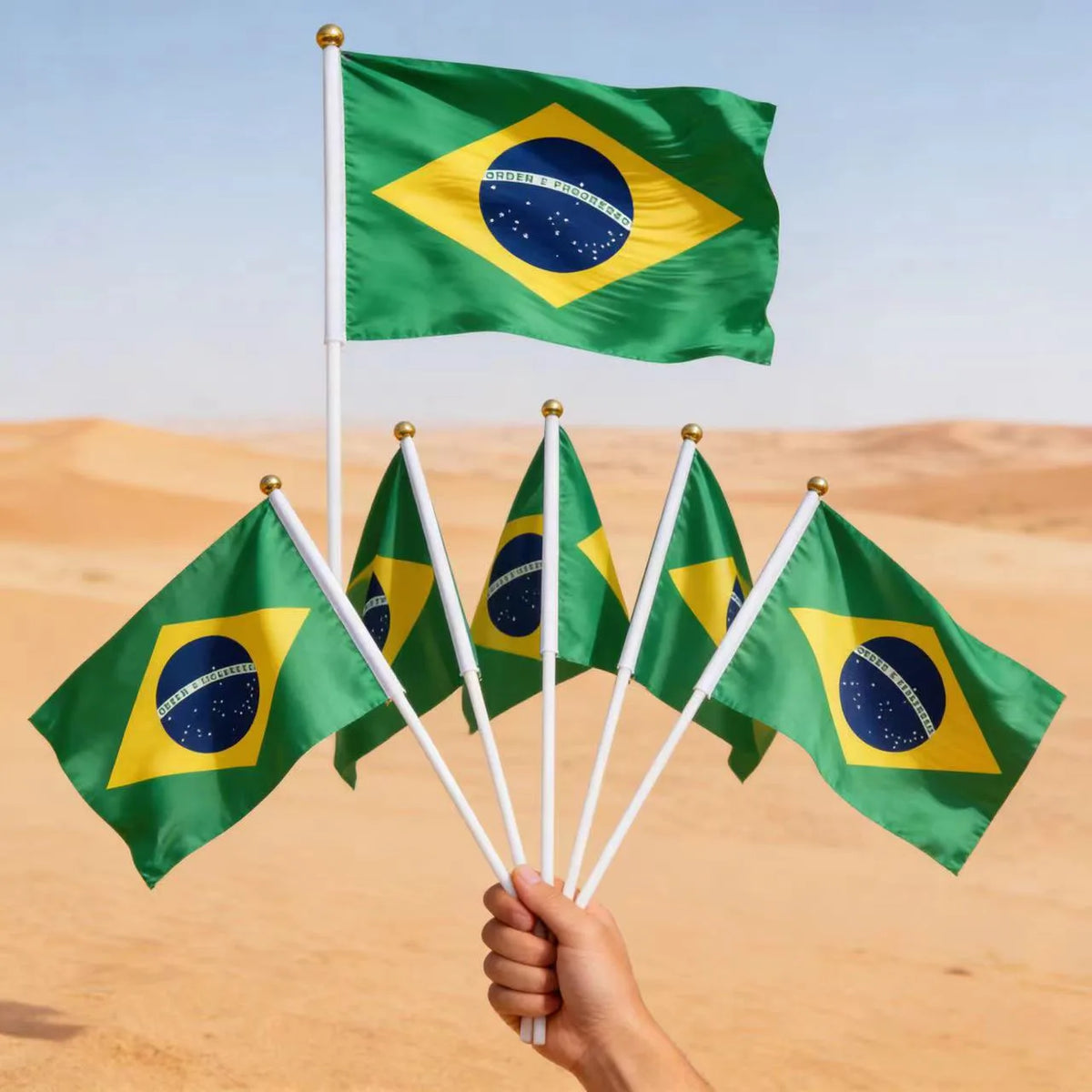 Mini Brazil Flags for Parade