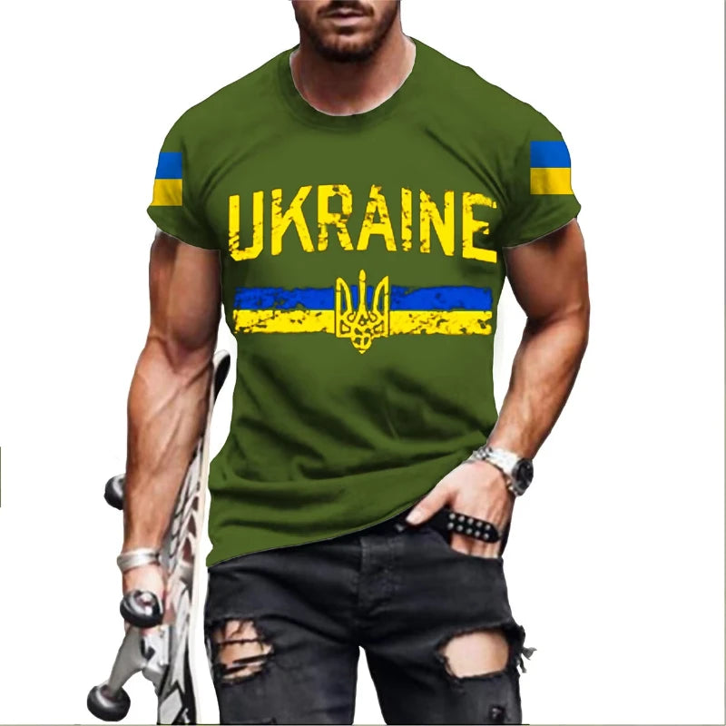 Ukrainian Flag 3D T Shirt