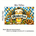 Oktoberfest theme banner 1 piece - Traditional German celebration background