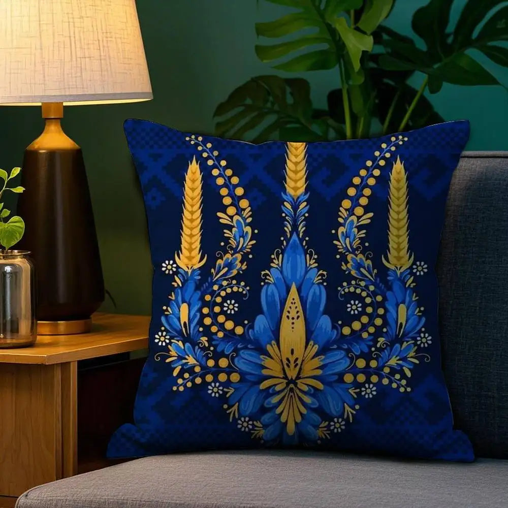Ukraine Flag Aesthetic Pillow Case