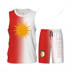 Sports Men's T-shirt Yezidi Flag