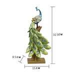 European Peacock Ornaments