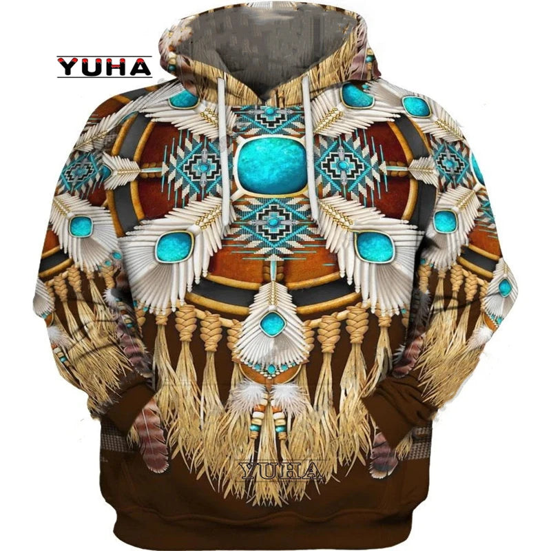 Indian Style Jacket 3D Sweatshirt