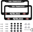 2PCS San Francisco 49ers Novelty License Plate