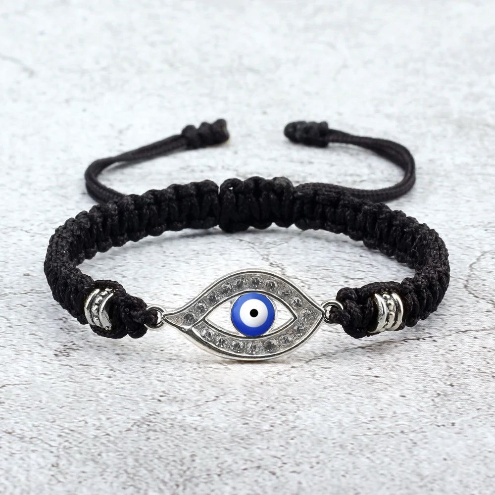 Braided Evil Eye Bracelet